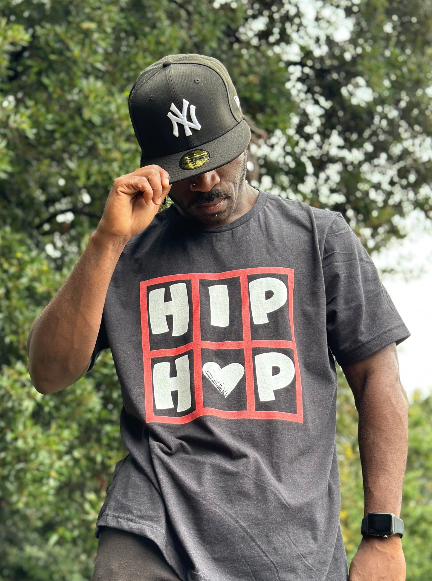 Hip Hop Sketched Heart - Unisex t-shirt