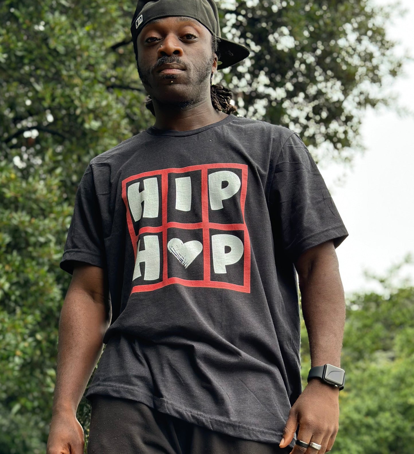 Hip Hop Sketched Heart - Unisex t-shirt