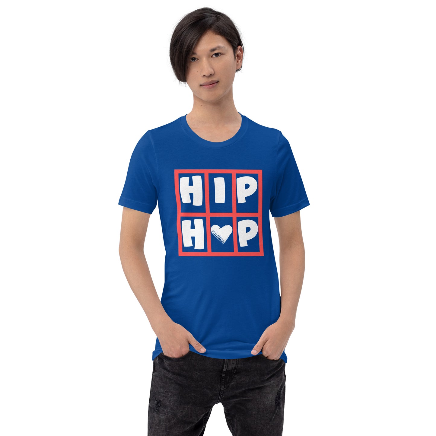 Hip Hop Sketched Heart - Unisex t-shirt