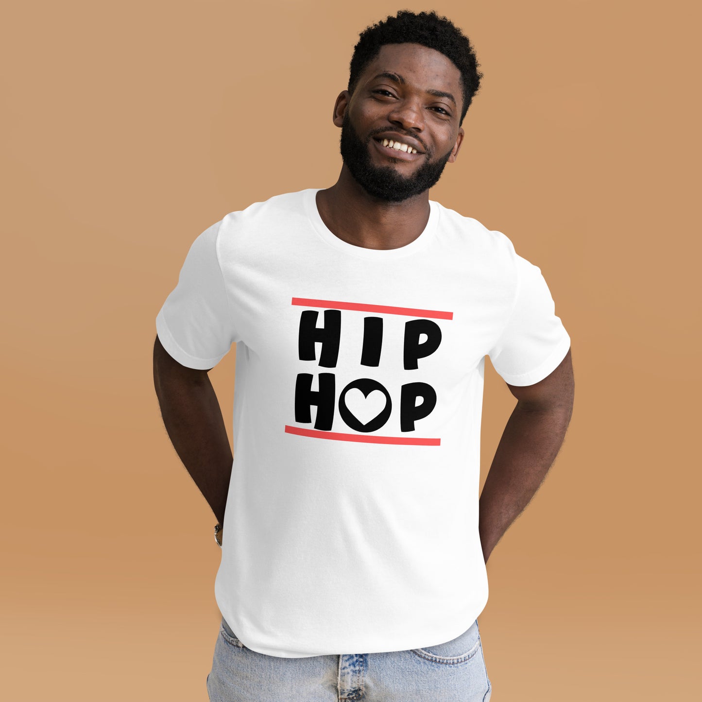 HIP HOP CIRCLE HEART - Unisex t-shirt