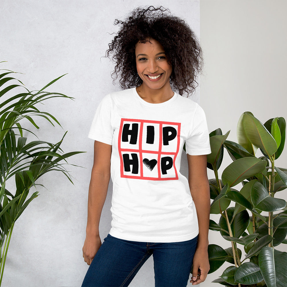 HIP HOP BOX - White Unisex t-shirt